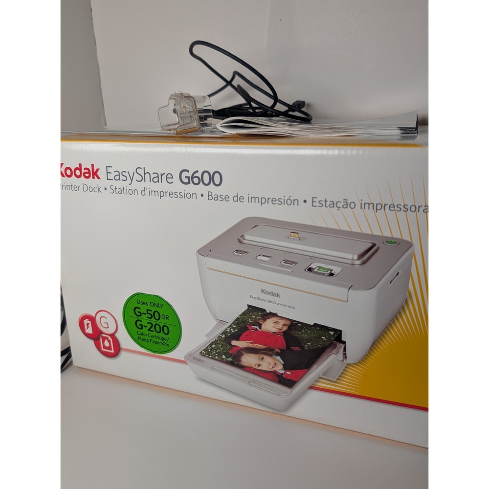 Kodak EasyShare G600 Printer Dock Digital Photo Printer - Portable Open Box